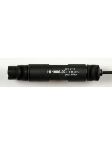 HI1006-1005 Elektroda pH z płaską membraną, BNC, kabel 5m